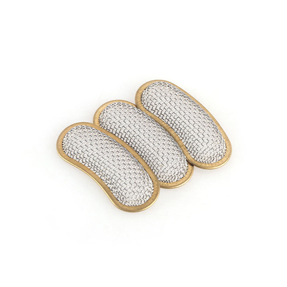 异形黄铜包边304滤帽