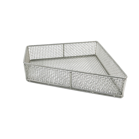 梯形316带加强筋清洗筐