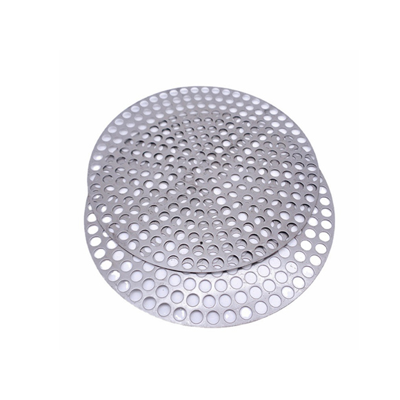 圆形304不锈钢3mm孔径冲孔板滤片